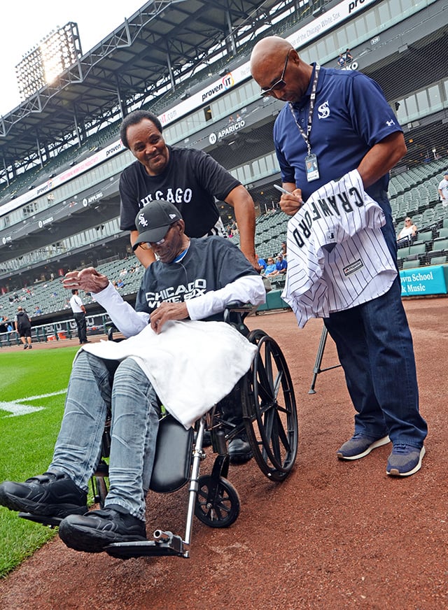 White Sox organization hosts birthday party for Lansing's CP