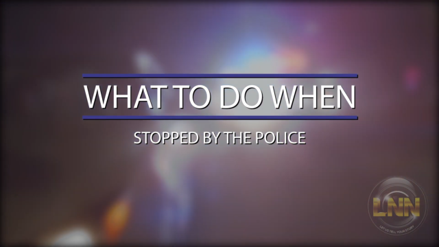 What to do when stopped by the police